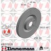 Zimmermann Brake Disc - Standard/Coated, 610373120 610373120